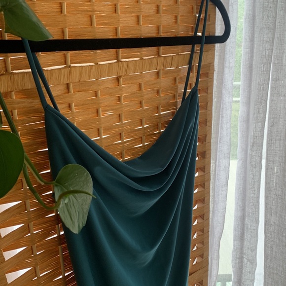 Room service - teal mini cocktail dress - size S - Picture 2 of 6